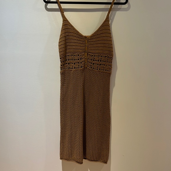 aerie Dresses & Skirts - Crochet knit dress